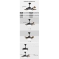 Modern cheap price invisible ceiling fan