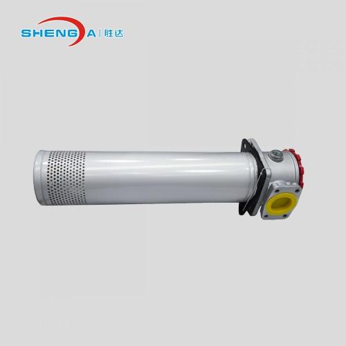 inline suction oil filter in compressor system