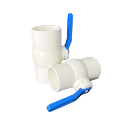 صمام كروي بمقبض فولاذي مع تصميم منفذ دائري