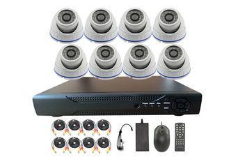 2 Mega Pixel 8 Channel Outdoor Home Security Camera Systems