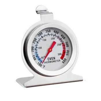 Professional Kitchen Thermometer: Instant Read Food Grade Stainless Steel Thermometer for Grill, Fryer, Smoker, and Chef Use - Accurate Temperature Measurement from 50-300°C / 100-600°F