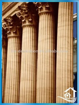 Artificial sandstone construction materials