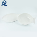 Hot Sale Haushalt Abendessen Geschirr Fisch Form Platte