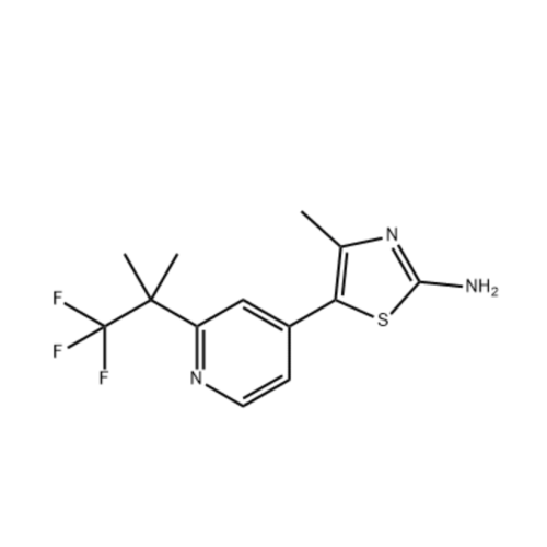 4-méthyl-5- (2- (1,1,1-trifluoro-2-méthylpropan-2-yl) pyridin-4-yl) thiazol-2-amine CAS 1357476-69-7