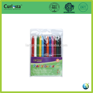 12c Back to school twist wax crayons
