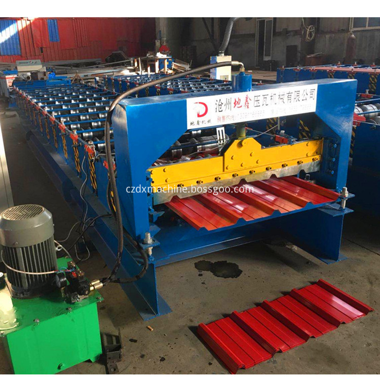 Plc Automatic Trapezoidal Ppgl Sheet Wall Roll Forming Machine
