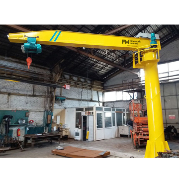 5m Portable Wall-Mounted Slewing Jib Crane for 15 Ton Capacity