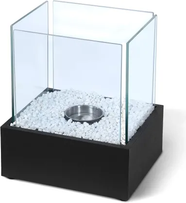 Lareira Mini Chimenea Living Fire Outdoor Tabletop Fireplace Quemadores Bioetanol