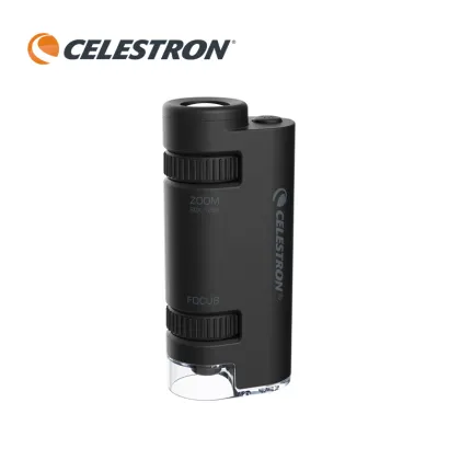 Celestron Portable High Power Pocket Microscope for Science Experiments and Children