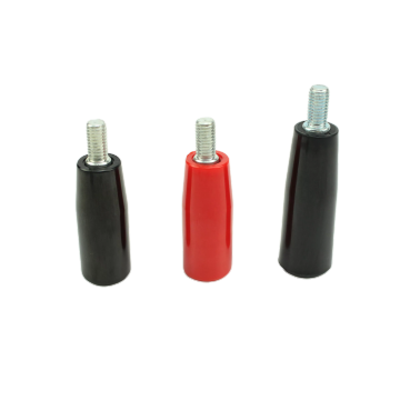 Black Bakelite Male Revolving Handle - Safety Quality Plastic Handles