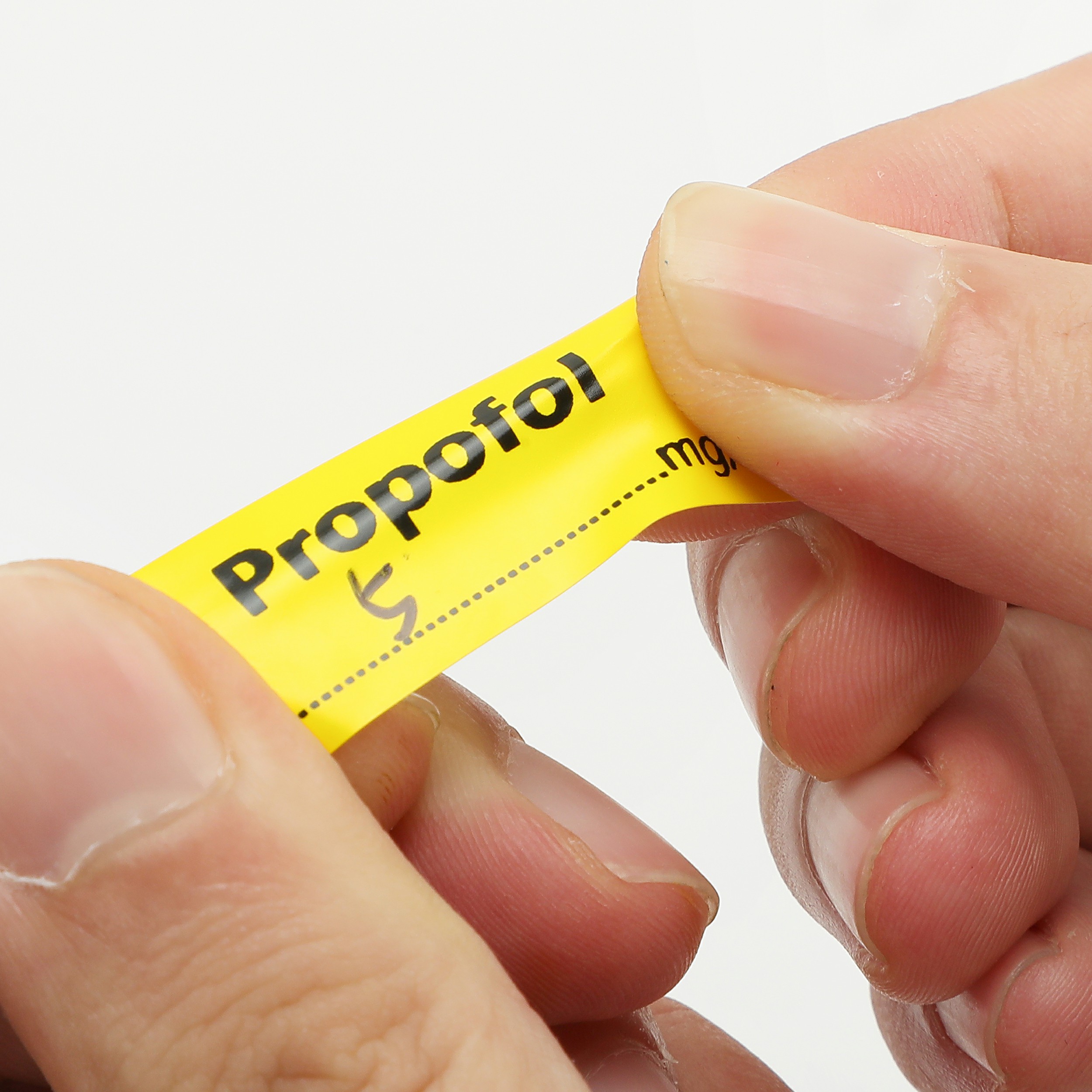 anesthesia drug labels