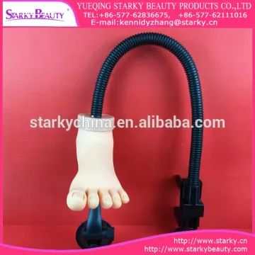 Practice manicure fake foot