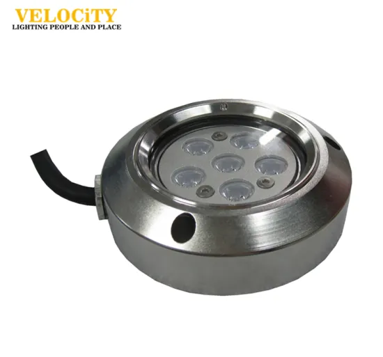 24V 6W IP68 RGB Stainless Steel LED Boat Light Ce Approved