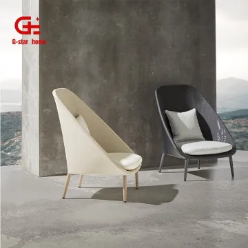 Aluminium Frame High Back Patio Garden Lounge Chair