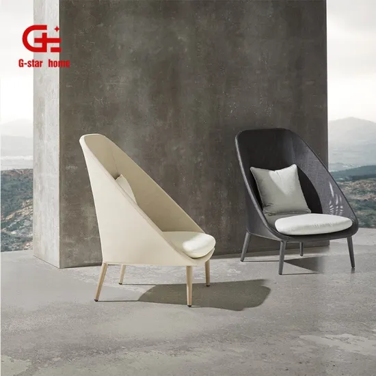Aluminium Frame High Back Patio Garden Lounge Chair