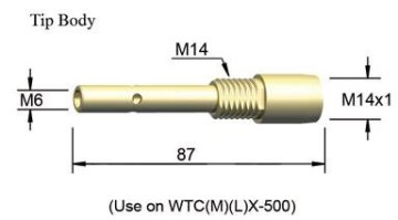 OTC 500A Tip Holder U4173G03