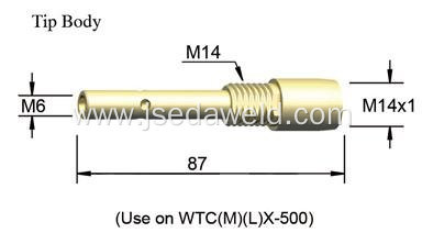 OTC 500A Tip Holder U4173G03