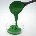 Revestimento de piso epóxi verde