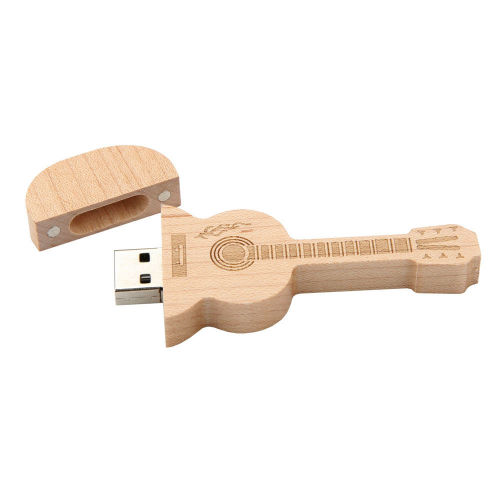 Guitar Usb Flash Drive Wood Usb Stick