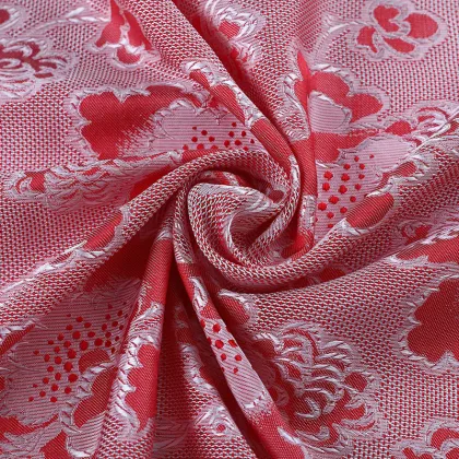 New Flower Rose Silk Fabric Silk Mulberry Silk high-grade Fabric Silk Satin 70-door clothing cheongsam silk
