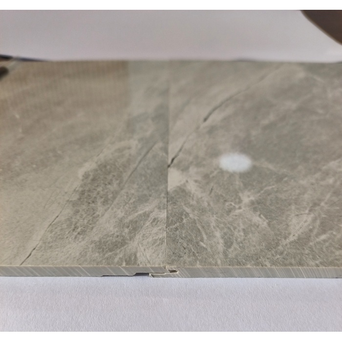 Bảng điều khiển tường SPC Thiết kế bằng chứng Moldtermite SPC Kích thước tùy chỉnh Kích hoạt cạnh Trimless Tích hợp cạnh hiện đại Công nghiệp mộc mạc Aesthe