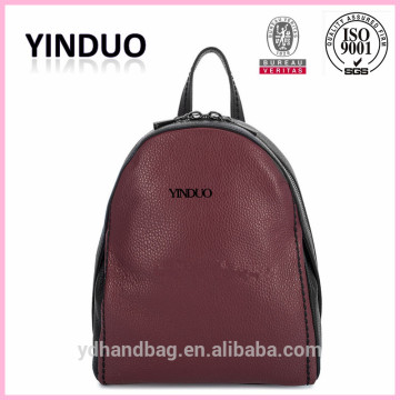 Faux Pu Leather Custom Backpack Manufacturer China