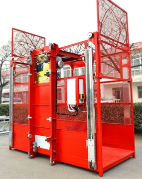 Ascensore per passeggeri con costruzione a doppia cabina