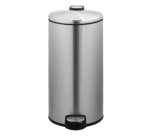 2Environmental protection guard: 30L stainless steel kitchen pedal trash can helps a new era of garbage sorting