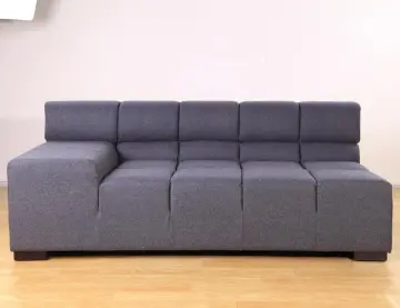 Modular Sectional Grey Fabric Tufty Time Sofa Replica
