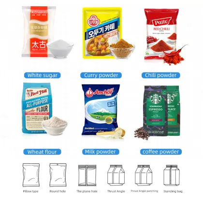 Automatic Packing Filling Machine for OMO Washing Powder - For Sale