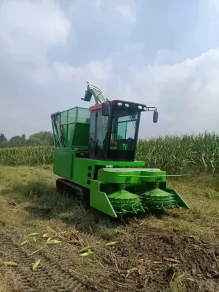 Silage Combine: Rice Grain Corn Wheat Harvesting Machine for Farms and Ranches