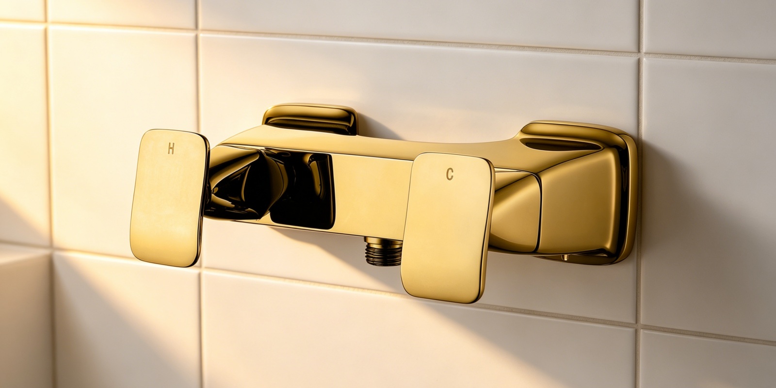 Two handle shower tap