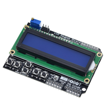LCD Keypad Shield LCD1602 Module for Arduino and Raspberry Pi - Blue Screen