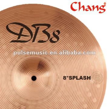 Devotee B8 bronze 8" splash drumset cymbals