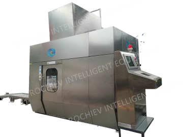 Máquina de pesagem e embalagem