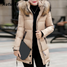 Winter Female Long Jacket 2020 Winter Coat Women Fake Fur Collar Parkas Woman Plus Size 4xl Down Jacket Winter Jacket Women#A3