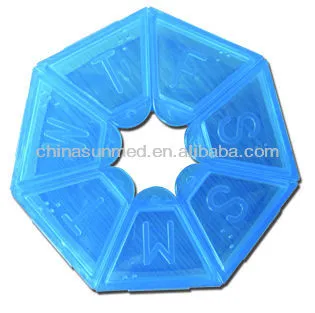 High Quality 7 days Medical Plastic Pill box