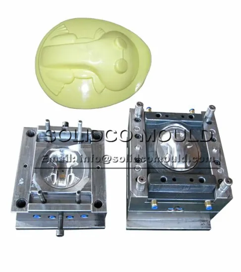Plastic injection baby toilet seat toy cover mould