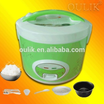 Hot sales smart green printing shell cylinder electric rice cooker