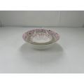 pink pattern ceramic bowl