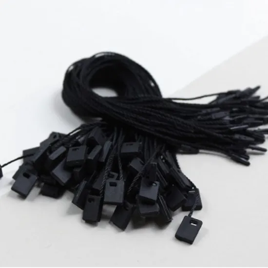 Black Blank small tags for clothing dress bags