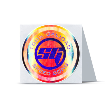 Custom Laser Rainbow Holographic Stickers Label Printing