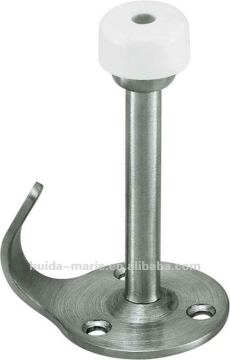 SS die-casting base door stopper with hook