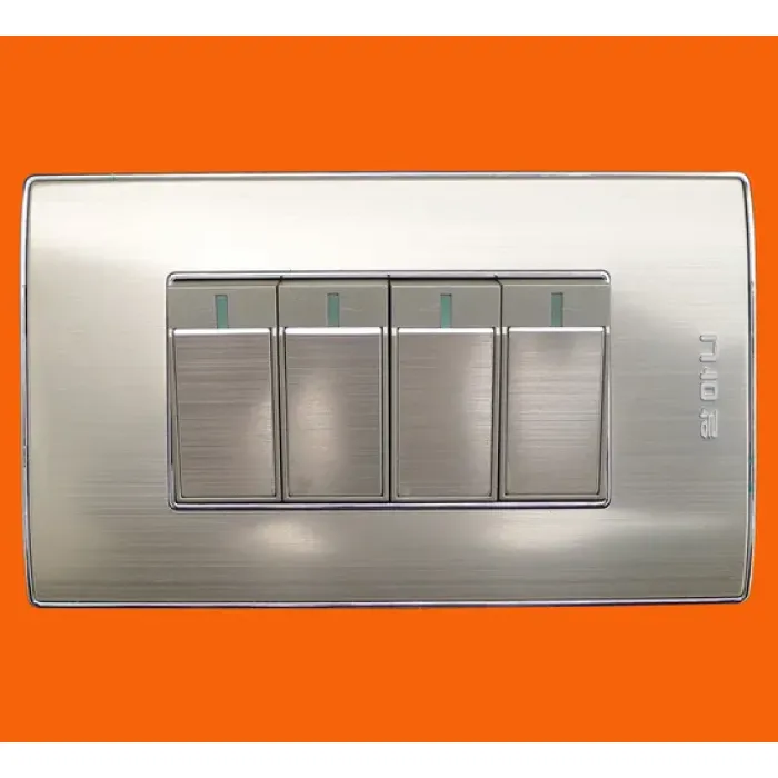 Sakelar Dinding 2 Gang Gaya Amerika Baru AL2002F