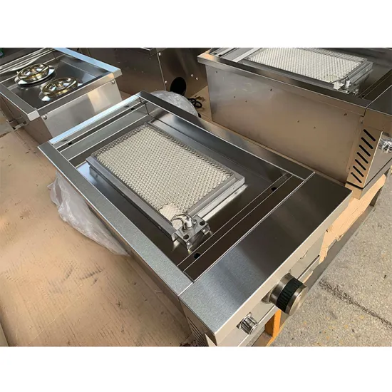 15000-20000 BTU Grill Accessories Polished IR Infrared Main Burner For Gas Bbq Searing