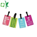 Promotional Silicone Cute Tags with Luggage