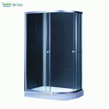 Affordable 48 x 32 Inch Russian Double Offset Quadrant Simple Shower Enclosure