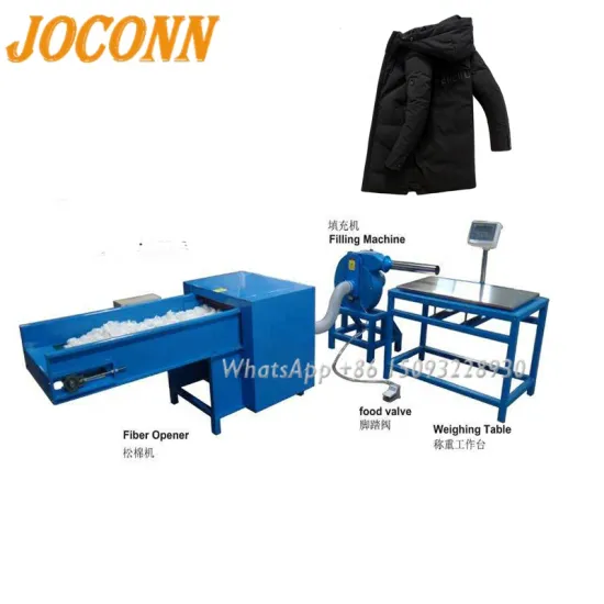Feather Jacket Filling Machine | Down Jacket Stuffing Machine | Cotton Stuffing Machine