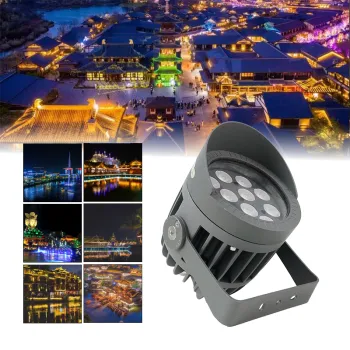 LED Circular Projection Lights for Outdoor Courtyard and Road Lighting in Cultural and Tourism Areas