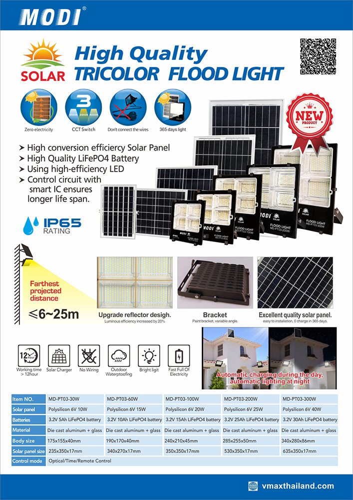 100W Solar Flood Lights